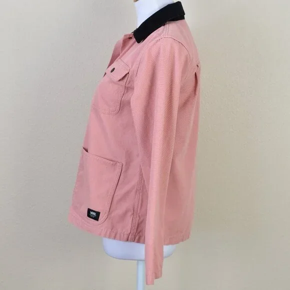 Vans Drill Chore Coat Jacket Rose Dawn Pink - XS - Picture 6 of 10